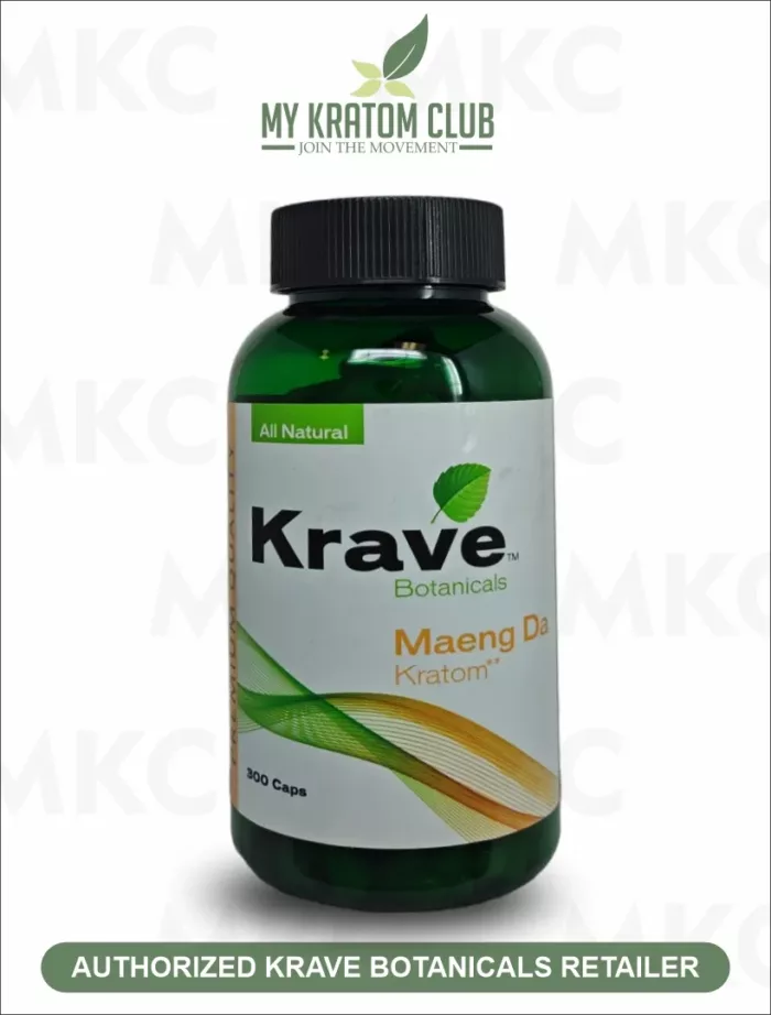 Krave Kratom Meeng Da Capsules 300 Count by My Kratom Club