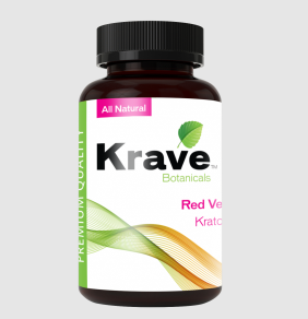 Krave Kratom Red Vein Capsules