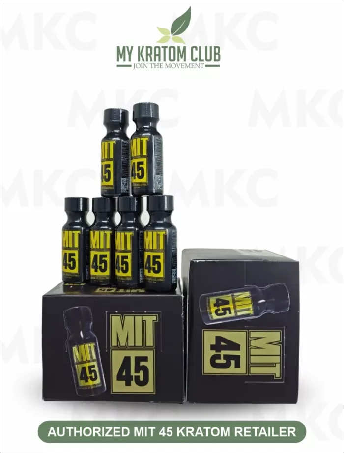 MIT 45 Kratom Extract Liquid Shots 30 Pack by My Kratom Club