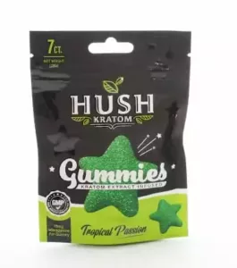 Hush Kratom Gummies — 15 mg Per Gummy, 7 Pcs