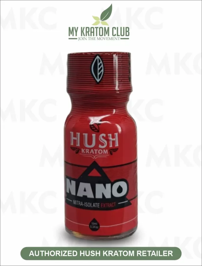 Hush Kratom Extract Liquid Nano Shot 10 ML by My Kratom Club