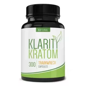 Klarity Trainwreck Kratom Capsules (Jumbo 750 MG Pills)